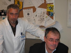 Mauro Galluccio e il Dott. Rinaldo Zanini